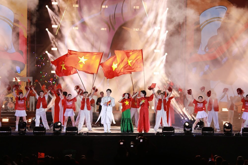 Un attrait puissant pour la jeunesse émanant des concerts nationaux. Photo : Duc Hoang.