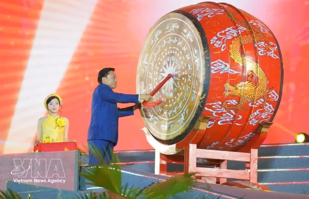 Ouverture de la Fête de commémoration des rois Hung et de la Semaine de la culture et du tourisme de la Terre des ancêtres 2026. Photo: VNA