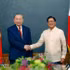 Le secrétaire général du Parti communiste du Vietnam (PCV) et président vietnamien, To Lam, et le président philippin, Ferdinand Romualdez Marcos Jr. Photo : VNA.