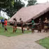 La maison longue traditionnelle du groupe ethnique S'tieng sur le site historique de Soc Bom Bo. Photo : VNA.