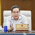 Le président de l'Assemblée nationale, Tran Thanh Man, s'exprime lors de la session. Photo : VNA.
