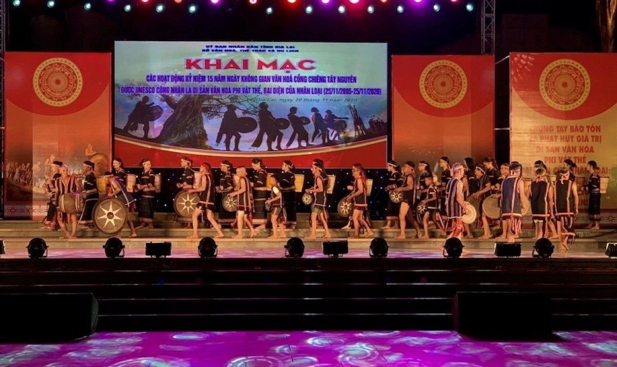 Le Festival des gongs du Tay Nguyen a déjà été organisé dans la province de Gia Lai. Photo : Nguyen Thao c4-1.jpg