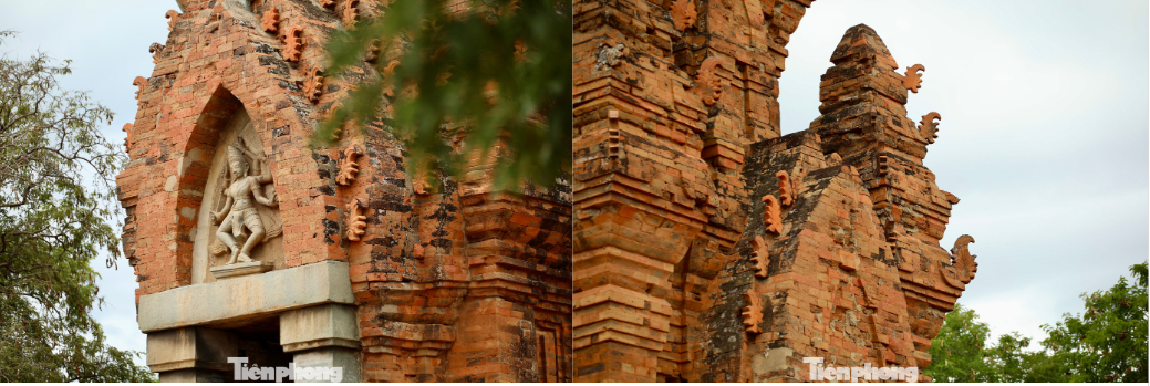 Les sculptures, motifs décoratifs et statues ornant les tours illustrent l’esthétique raffinée de l’architecture cham ancienne, tout en reflétant la vie religieuse de la communauté à travers les siècles.
