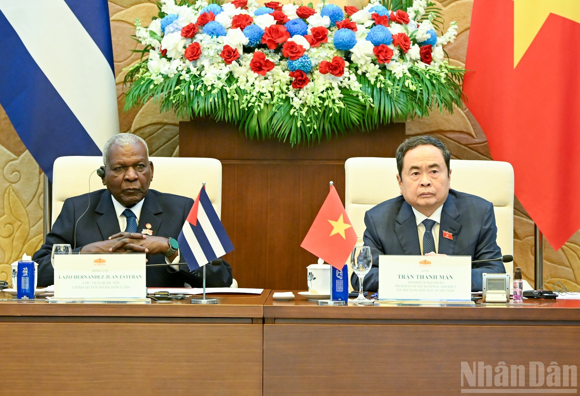 Les deux présidents coprésident la deuxième session du Comité de coopération interparlementaire Vietnam–Cuba. 6.jpg