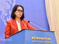 La porte-parole du ministère vietnamien des Affaires étrangères, Pham Thu Hang. Photo : VNA.