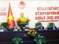 La 7e session du Conseil populaire de Dà Nang, mandat 2021-2026. Photo : VNA.
