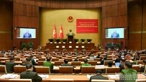 Panorama de la conférence. Photo: Nhân Dân.