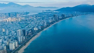 La plage de My Khe, à Da Nang. Photo : VNA.
