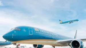 Un avion de la compagnie Vietnam Airlines. Photo : VNA.