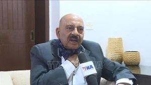 L’ancien conseiller adjoint à la sécurité nationale de l’Inde, SD Pradhan. Photo: VNA.