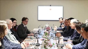 Lors de la rencontre. Photo : VNA.