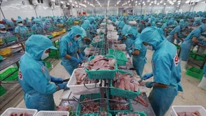 Les produits de la mer constituent l'un des principaux produits d'exportation. Photo : VNA.