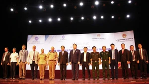 Cérémonie de lancement du programme d'Amitié Pacifique 2025 à Quang Tri. Photo : VNA.