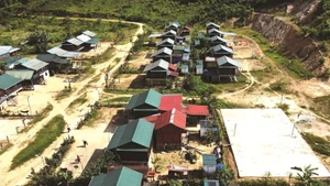 Le village de Sat d’aujourd’hui. Photo : VNA.