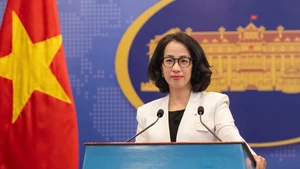 La porte-parole du ministère vietnamien des Affaires étrangères, Pham Thu Hang. Photo : VNA.