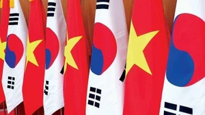 Les drapeaux du Vietnam et de la République de Corée. Photo d'illustration/VGP.
