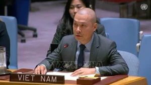 Le ministre-conseiller Nguyen Hoang Nguyen, chef adjoint de la Mission permanente du Vietnam auprès des Nations Unies. Photo : VNA.