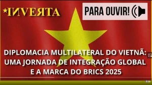 La chaîne de radio INVERTA du Brésil couvre le séjour du Premier ministre Pham Minh Chinh à Rio de Janeiro. Photo : VNA.