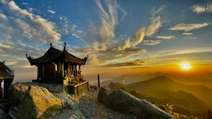 Pagode Yên Tu. Photo: Fanpage de la pagode Yen Tu.