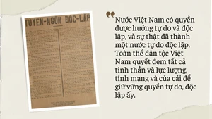 (80e Fête nationale) 29 août 1945 : le Président Hô Chi Minh s’entretint avec A. Patti sur le projet de la « Déclaration d’indépendance »