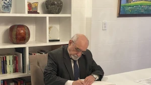 Jorge Kreyness, secrétaire général du Parti communiste argentin (PCA). Photo : VNA.