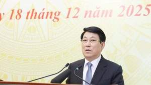 Le président de la République Luong Cuong. Photo : VNA.