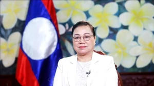 L’ambassadrice du Laos au Vietnam, Khamphao Ernthavan. Photo : VNA.