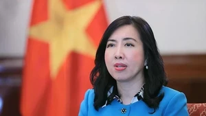 La vice-ministre des Affaires étrangères, Le Thi Thu Hang. Photo : VNA.