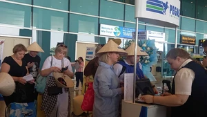 Le nombre de touristes russes au Khanh Hoa est en forte hausse. Photo : VOV.