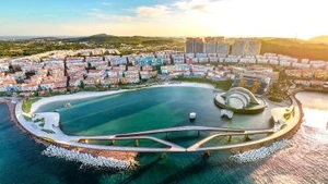 Un coin moderne de Phu Quoc. Photo : VNA.