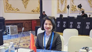 La docteure Pham Thi Thanh Loan, directrice générale de la société par actions de tourisme et de services commerciaux Viet-Viet Guangdong. Photo : VNA.