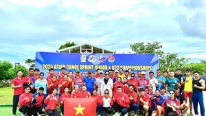 Les athlètes vietnamiens aux Championnats d’Asie et d’Asie du Sud-Est en Thaïlande, du 9 au 15 juin. Photo: VNA.
