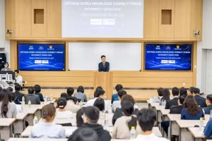 La vue générae du Forum de connexion des savoirs Vietnam–République de Corée: Photo: VKIBIA