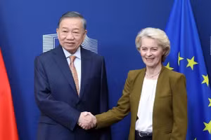 [Video] Le SG) du PCV et président To Lam rencontre la présidente de la Commission européenne