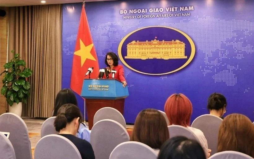 La porte-parole Pham Thu Hang. Photo : VNA.