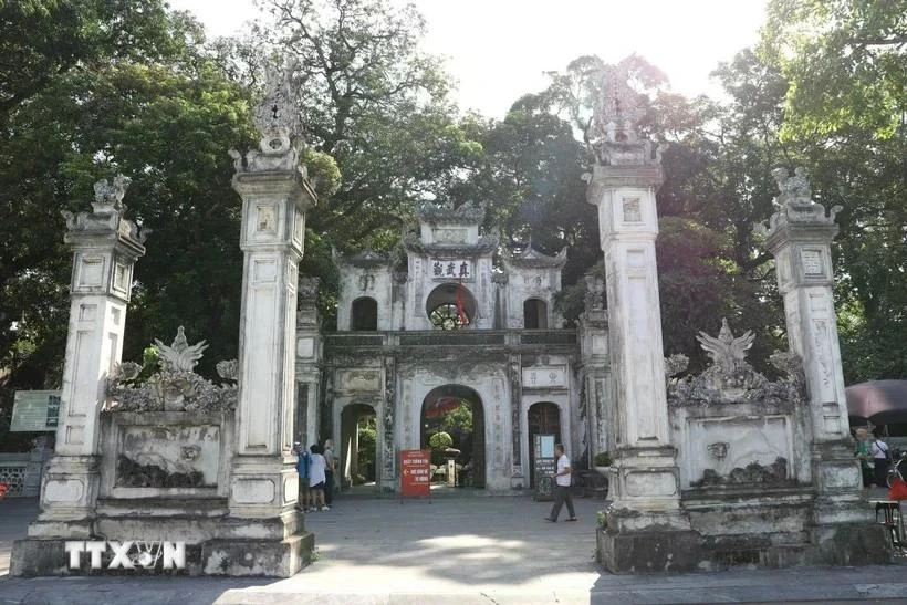 Le temple Quan Thanh. Photo : VNA. 