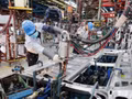 Production automobile à l’usine de Ford Vietnam, coentreprise entre Ford Motor Company, grand constructeur automobile américain, et la société Song Cong Diesel. Photo : VNA 