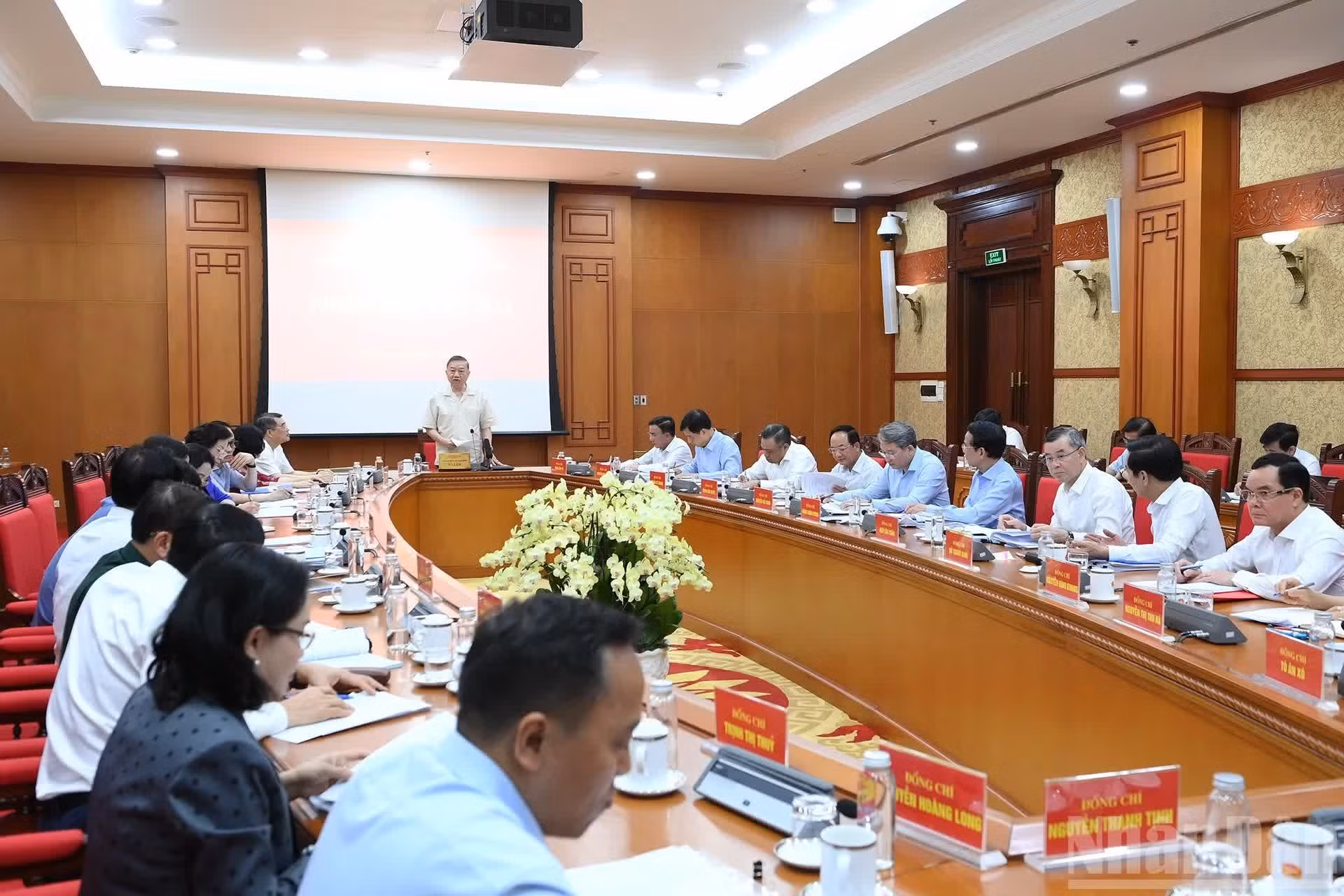 Vue d'ensemble de la deuxième réunion du Comité central de pilotage pour le développement de la culture vietnamienne.