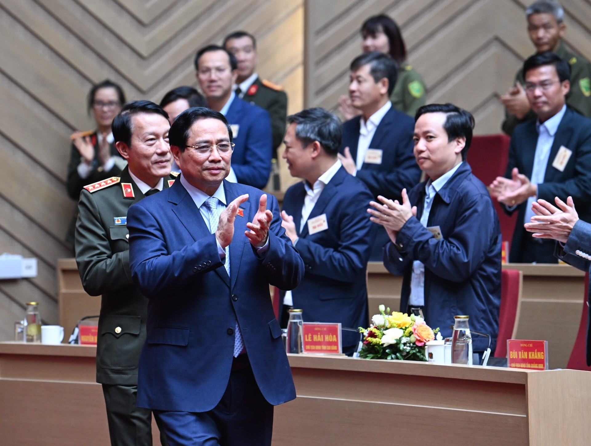 Le Premier ministre Pham Minh Chinh à la conférence.
