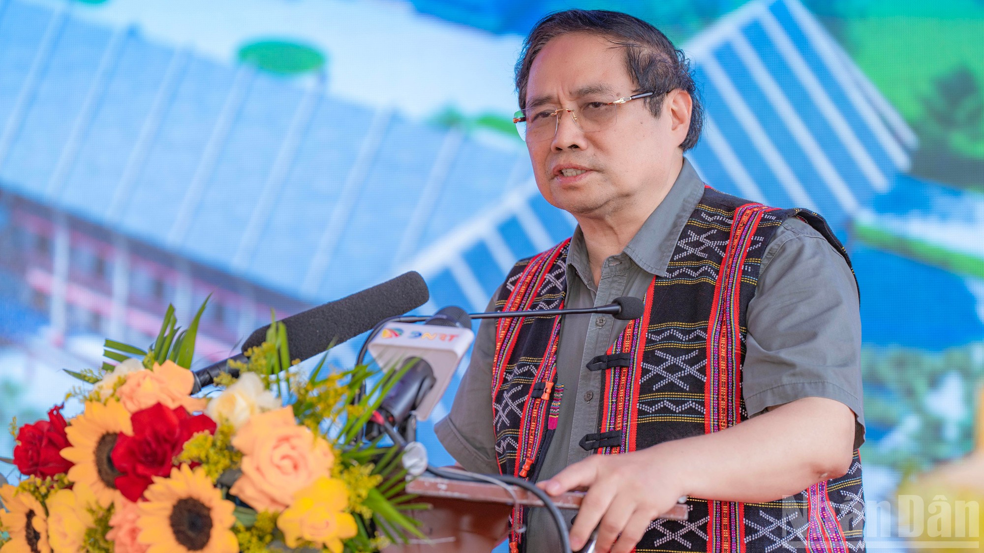 Le Premier ministre Pham Minh Chinh prononce un discours d’orientation. 5.jpg