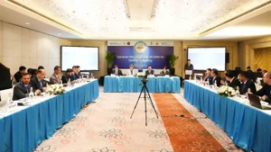 Lors de la conférence-bilan de l’opération Mékong Dragon VII, les 18 et 19 novembre à Khanh Hoa (au centre du Vietnam). Photo : NDEL