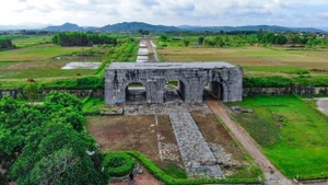 La citadelle de la dynastie des Hô, dans la commune de Vinh Lôc, province de Thanh Hoa (Centre).