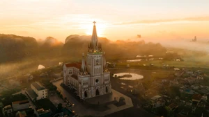 L’église de Lang Van, dans la commune de Gia Van, province de Ninh Binh (au Nord). Photo : tienphong.vn