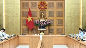 Vue générale de la réunion, le 29 octobre à Hanoi. Photo : Tran Hai/NDEL