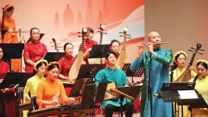 Des artistes vietnamiens lors du Festival de la culture et du tourisme du Vietnam au Yunnan, en Chine, en novembre 2024. Photo : icd.gov.vn