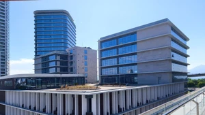 Le bâtiment du CFI situé dans le Parc des logiciels N°2 à Hai Châu est pressenti pour accueillir les activités financières internationales à Dà Nang. Photo : VNA