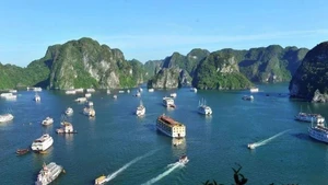La baie d'Ha Long. Photo : VNA.