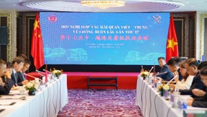 Lors de la 17ᵉ conférence de coopération Vietnam – Chine sur la lutte contre la contrebande, du 12 au 14 août, à Ho Chi Minh-Ville. Photo : département des Douanes du Vietnam.
