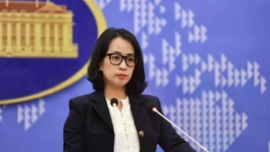 La porte-parole du ministère vietnamien des Affaires étrangères, Pham Thu Hang. Photo : VNA. 