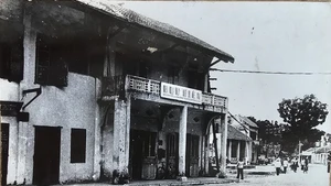 La poste de Hon Gai (aujourd'hui la poste de la province de Quang Ninh) était le siège du Viet Minh après notre prise de pouvoir à Hon Gai le 24 août 1945. Photo d'archives : musée de Quang Ninh.